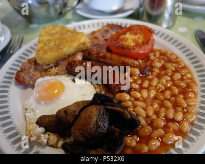 Le petit déjeuner anglais complet Banque D'Images