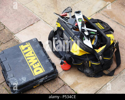 Entièrement équipée trademan professionnel tool kit Banque D'Images