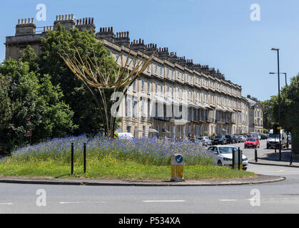 Bathwick Hill, ville de Bath, Angleterre, Royaume-Uni Banque D'Images