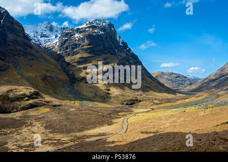 Stob Coire nan Lochan et Aonach Dubhe, Bidean nam Bian éventail, Glencoe, région des Highlands, Ecosse, Royaume-Uni Banque D'Images