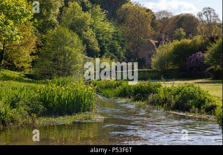Le joli village de Cotswold abattage supérieur, Gloucestershire, Angleterre. Banque D'Images