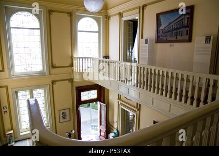 Maison Musée de Venustiano Carranza (1859/1920) 46 Président du Mexique (1er mai 1917 au 21 mai 1920).La salle de séjour. Banque D'Images