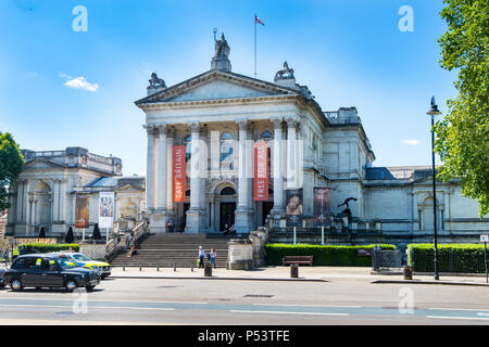 Londres, Royaume-Uni - 18 JUN 2018 : La Galerie d'art Tate Britain Millbank, dans London SW1. Banque D'Images