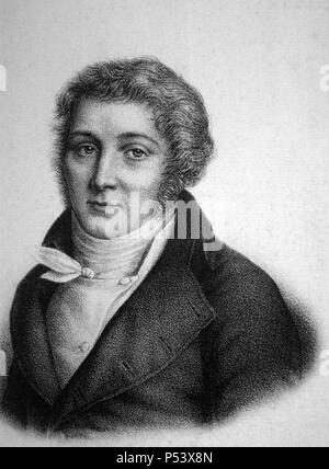 Nicolas-Marie d'Alayrac, llamado Nicolas Dalayrac (1753-1809), compositeur français. Banque D'Images