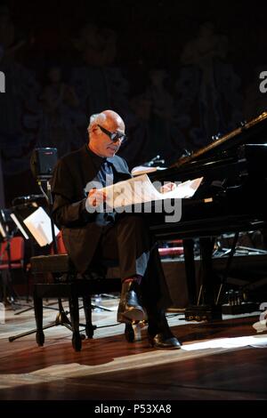 Michael Nyman en el festival Mil.leni 2012. Palau de la Música. Barcelone. Banque D'Images