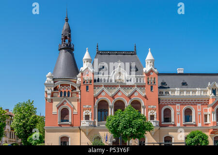 L'évêque grec catholique Palace dans le centre d'Oradea, Roumanie, Crişana Région. Banque D'Images