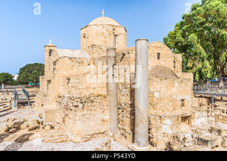 L'(Panagia Chrysopolitissa Ayia Kyriaki) Église de Paphos, Chypre Banque D'Images