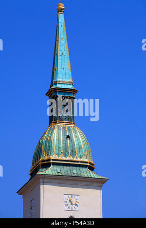 La Slovaquie, Bratislava, Cathédrale St Martin, tour, Banque D'Images