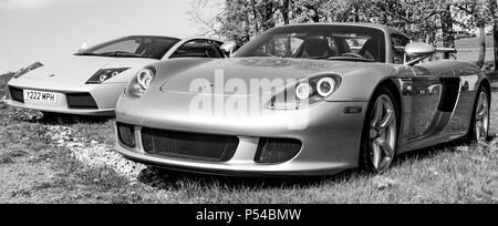 Une Porsche Carerra GT super voiture Banque D'Images