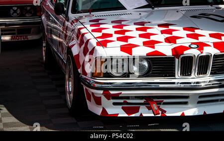Vintage BMW Série 6 voiture de course Banque D'Images