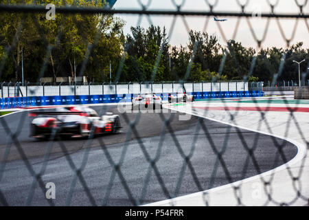 La ville de Mexico, Mexique - 01 septembre 2017 : Autodromo Hermanos Rodriguez. 6h00 du Mexique, la FIA WEC. La pratique libre je tourne. Banque D'Images