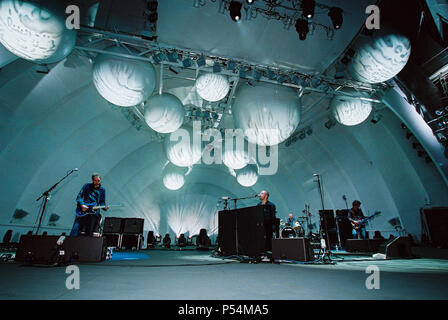 Coldplay concert au Hollywood Bowl 31 mai 2003, Los Angeles, États-Unis d'Amérique. Banque D'Images