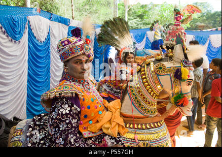 AUROVILLE, INDE - 4 mars 2018 : Sangamam Festival. Banque D'Images