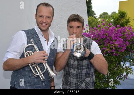 Rust, Allemagne, 24 juin 2018, l'ARD TV-Show 'immer wieder Sonntags' mit Stefan Mross, Crédit : mediensegel/Alamy Live News Banque D'Images