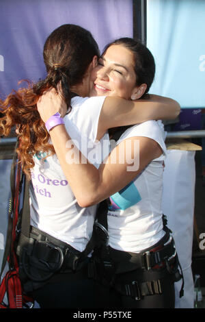 Houserunning Charité Milka à Motel One Hamburg comprend : Mariella Ahrens, Lilly Becker Où : Hambourg, Allemagne Quand : 24 mai 2018 Credit : Becher/WENN.com Banque D'Images