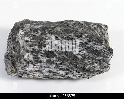 Les gneiss (NEIS). Metamórfica feldespato compuesta de Roca, cuarzo, feldespato mica y con textura. esquistosa Gneiss (migmatita granitico Detalle) . Banque D'Images