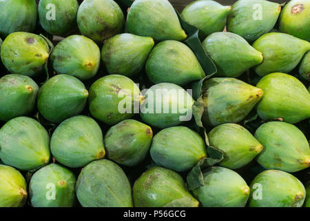 Fig fond à un marché de producteurs locaux Banque D'Images