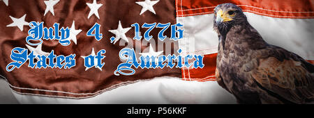 Image composite de l'indépendance Banque D'Images