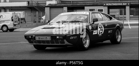 Une Ferrari Dino 308 vintage voiture de course Banque D'Images