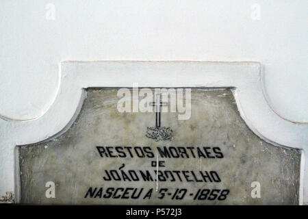 L'intérieur tombeau Matriz de Nossa Senhora da Apresentação church, André de Albuquerque square, Cidade Alta, Natal, Rio Grande do Norte, Brésil Banque D'Images