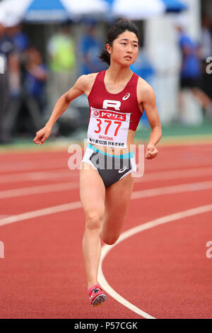 Ishin Me-Life Stadium, Yamaguchi, Japon. 23 Juin, 2018. Ayano Shiomi, 23 juin 2018 : le Japon - 102e championnats nationaux d'Athlétisme 800m femmes à chaleur Ishin Me-Life Stadium, Yamaguchi, Japon. Credit : YUTAKA/AFLO SPORT/Alamy Live News Banque D'Images
