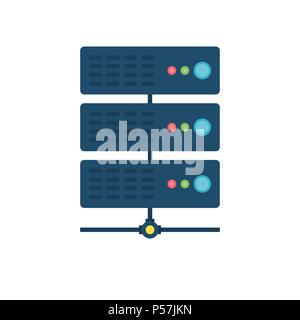 Icône vecteur serveur Illustration de Vecteur