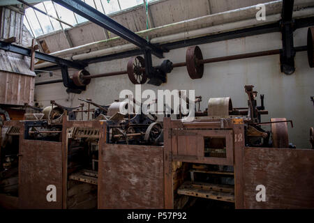 Le Ton abandon Dye Works ou Sonnerie Mills comme est connue autrement. Près de la ville de Wellington, Somerset. Image prise juillet 2013 Banque D'Images