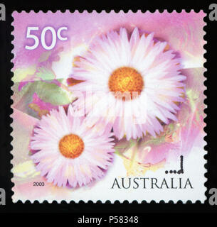 L'AUSTRALIE - circa 2003 : timbre imprimé en Australie montre image de la série, fleurs, vers 2003 Banque D'Images