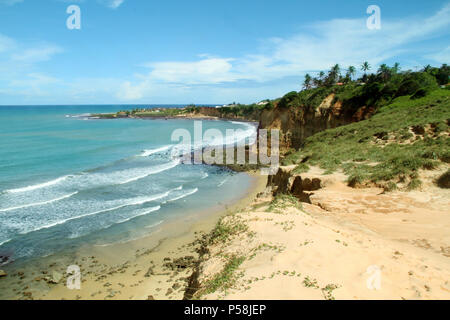 Baia dos Golfinhos, Tibau do Sul, Rio Grande do Norte, Brésil Banque D'Images