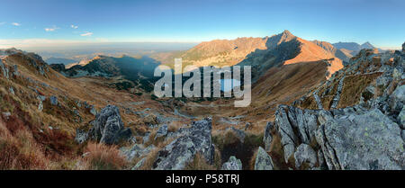 Paysage de montagne d'automne en Pologne Tatras Banque D'Images
