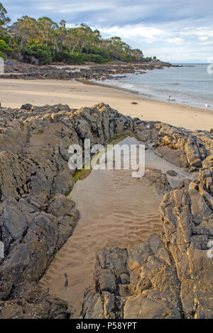 Plage à Bridport Banque D'Images