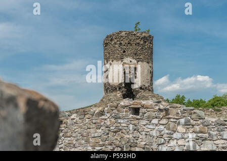 Ruines du château de saris près de Presov en Slovaquie Banque D'Images