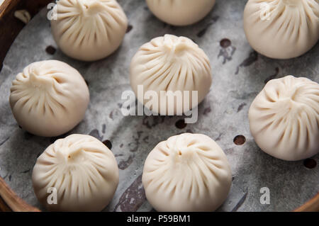 Chinesse nourriture avec Stream Dumpling de porc Banque D'Images