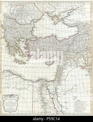 1794 Anville Site de l'Empire romain (inclues) - Grèce - Geographicus-RomanEmpireEast anville-1794. Banque D'Images