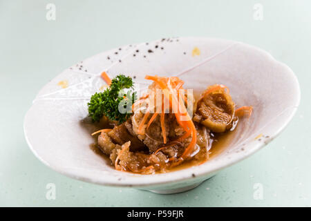 Poulet au vinaigre de style japonais Banque D'Images