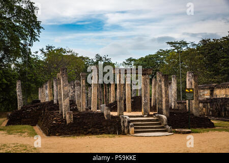 Le deuxième plus ancien des royaumes du Sri Lanka Banque D'Images