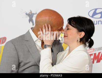 Los Angeles, Californie, USA . 25 Juin, 2018. (L-R) Acteur clé et Keegan-Michael Key Elisa assister à la première mondiale de Disney et Marvel's 'Ant-Man et l' le 25 juin 2018 à Hollywood, Californie. Photo de Barry King/Alamy Live News Banque D'Images