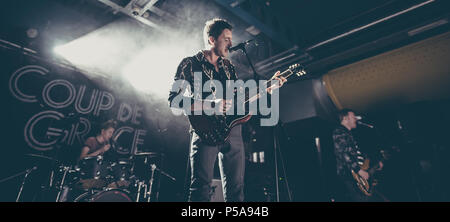 Exeter, Royaume-Uni. 26, juin, 2018. Miles Kane se produisant au Lemon Grove, l'Université d'Exeter sur sa tournée. © Steve Lewington / Alamy Live News Banque D'Images