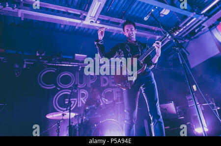 Exeter, Royaume-Uni. 26, juin, 2018. Miles Kane se produisant au Lemon Grove, l'Université d'Exeter sur sa tournée. © Steve Lewington / Alamy Live News Banque D'Images