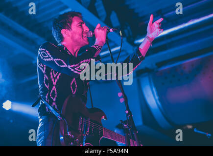 Exeter, Royaume-Uni. 26, juin, 2018. Miles Kane se produisant au Lemon Grove, l'Université d'Exeter sur sa tournée. © Steve Lewington / Alamy Live News Banque D'Images