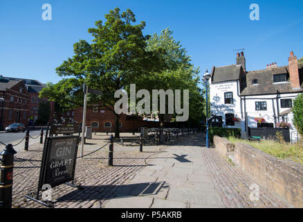 Le Ye Olde Trip to Jerusalem Pub à Nottingham, Nottinghamshire England UK Banque D'Images