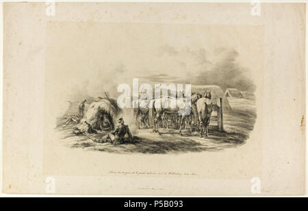 N/A. Dessin par Albrecht Adam . vers 1786 à 1862. Albrecht Adam (1786-1862) Noms alternatifs Albrecht von Adam Description peintre et graveur Allemand Date de naissance/décès 16 Avril 1786 28 août 1862 Lieu de naissance/décès de Nördlingen Munich contrôle d'autorité : Q723297 : 7379643 VIAF ISNI : 0000 0001 1036 7947 ULAN : 500023862 RCAC : n82052843 Open Library : OL1449572WorldCat 206 un bivouac de la Dragons de la Garde côtière italienne près de Wittenberg, le dixième du mois de juin par Albrecht Adam Banque D'Images