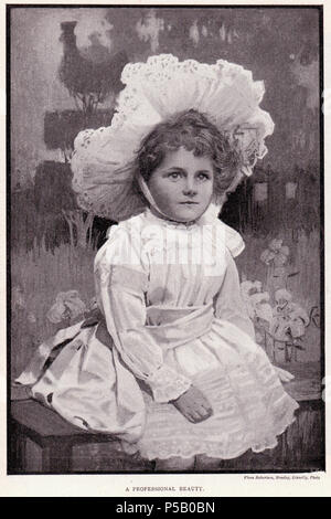 N/A. Anglais : un professionnel de la beauté est le titre de la photo. C'est à partir de l'Harmsworth Magazine, Volume III, page 516. Légende de la photo comprend "Flora, Robertson, Llanelly Stradey.' Volume III a été publié par le Harmsworth Bros. Sue Clark 46 une esthétique professionnelle Banque D'Images
