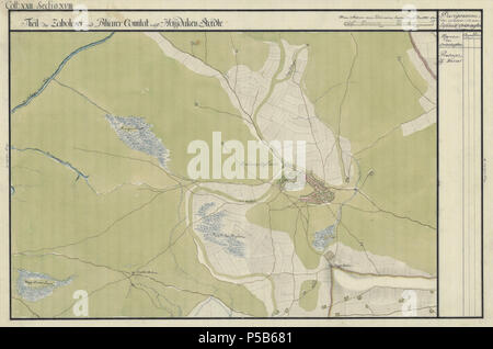 N/A. Anglais : Royaume de Hongrie, en 1782-85. Josephinische Landesaufnahme p.23-18. Counties indiqué sur la carte : 1. 2 Comté de Bihar. Hyduken 3 Comté. Comté de Szabolcs Român : Harta Iosefin un Regatului Ungariei, 1782-85. Josephinische Landesaufnahme p.23-18. Prezentate Comitate pe hart : 1. Comitatul Bihor 2. Comitatul Hayduken 3. Szabolcs Comitatul . Entre 1782 et 1785. Militärkarte der Historische österreichisch-ungarischen Monarchie 200 BihorSolnocCrasna Josephinische Landesaufnahme pg23-18 Banque D'Images