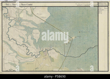 N/A. Anglais : Royaume de Hongrie, en 1782-85. Josephinische Landesaufnahme p.23-24. Counties indiqué sur la carte : 1. 2 Comté de Bihar. Bekeser County Român : Harta Iosefin une Regatului Ungariei, 1782-85. Josephinische Landesaufnahme p.23-24. Prezentate Comitate pe hart : 1. Comitatul Bihor 2. Comitatul Bichi . Entre 1782 et 1785. Militärkarte der Historische österreichisch-ungarischen Monarchie 200 BihorSolnocCrasna Josephinische Landesaufnahme pg23-24 Banque D'Images