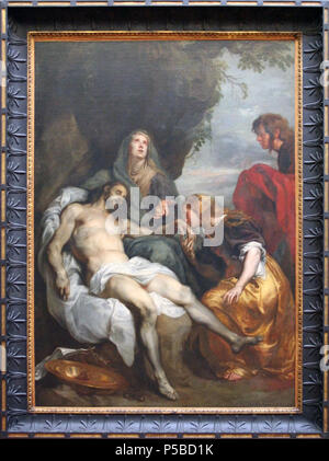 La lamentation sur le Christ mort vers 1629. N/A 109 Anthony Van Dyck - Bewening van Christus Banque D'Images