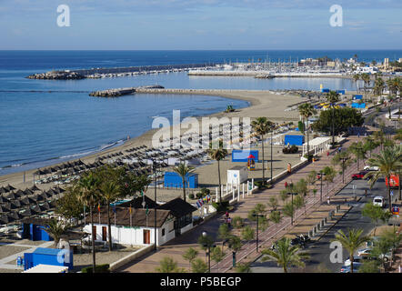 Los Boliches de Fuengirola Costa del Sol Espagne ci-dessus Banque D'Images