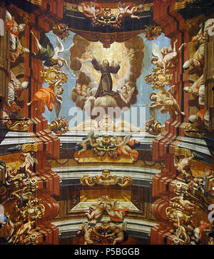 N/A. Caetano da Costa Coelho : Glorificação de São Francisco, teto da Igreja da Venerável Ordem Terceira de São Francisco da Penitência . 1732. Caetano da Costa Coelho Caetano da Costa 262 Coelho-Rio Banque D'Images