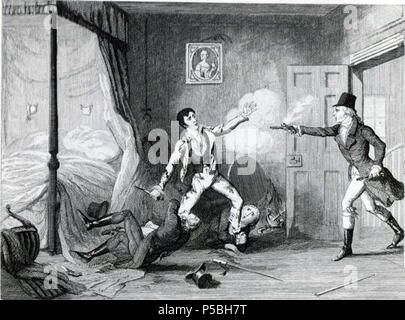 N/A. Polski : Aresztowanie Lorda Edwarda Anglais FitzGeralda : l'arrestation de Lord Edward Fitzgerald . 1845. George Cruikshank (1792-1878) Noms alternatifs George Cruickshank ; George Cruikshank, J ; George, je Cruickshank ; Cruickshank, George Cruikshank, caricaturiste Britannique Description Cruikshank, artiste et illustrateur Date de naissance/décès 27 Septembre 1792 1 février 1878 Lieu de naissance/décès Londres Londres Londres lieu de travail contrôle d'autorité : Q360466 VIAF:69915118 ISNI:0000 0001 2138 4208 ULAN:500115604 RCAC:n:NLA80067117 35032463 392 WorldCat de l'arrestation de Lord Edward Fitzg Banque D'Images