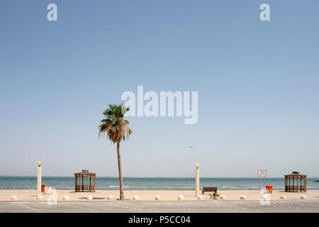 Vue sur la plage face au Koweït Au Koweït Banque D'Images